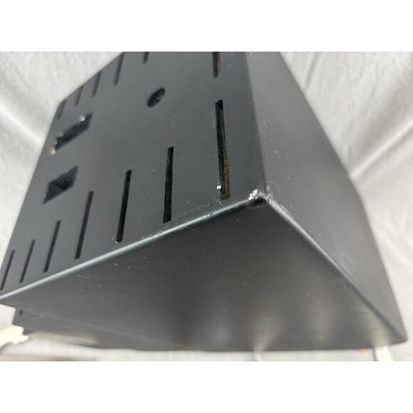 Knife Block With Knives, Poultry Shears, Fork, And Sharpener By Phillipe Richard - Picture 6 of 13